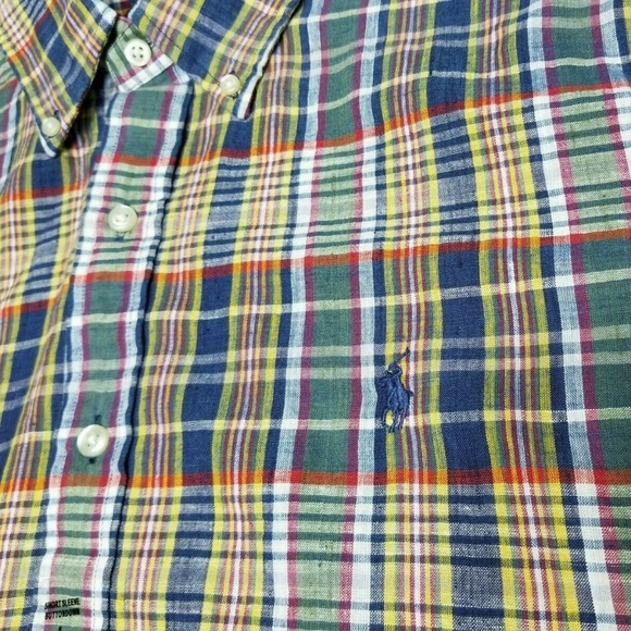 Ralph Lauren Other - RALPH LAUREN Indian Madras Large Short Sleeve